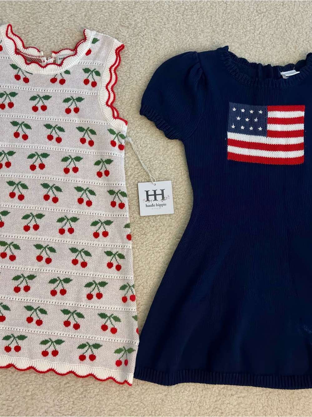 NWT Draper James & haute hippie Girl’s 4T Knit Dresses Set
